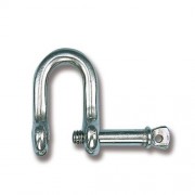 D Shackle x2 Stainless Steel, Diameter 7.5mm, Length 51mm. 